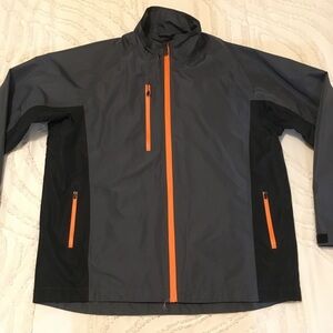 Men's Gray and Orange Jacket M